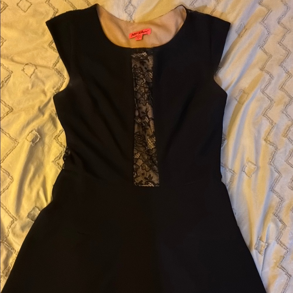 Betsey Johnson Black Sheath Cocktail Dress